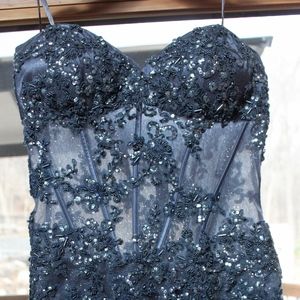 Jovani Beaded Corset Dress